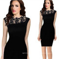 Sexy Frauen Crochet Bodycon Cocktail Mutter der Braut Kleid